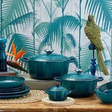 Le Creuset Signature Cast Iron 26cm Round Casserole Deep Teal