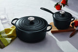 Le Creuset Signature Cast Iron 28cm Round Casserole Matte Black