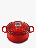 Le Creuset Signature Cast Iron 24cm Round Casserole Cerise