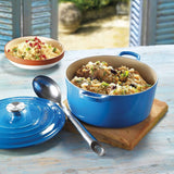Le Creuset Signature Cast Iron 20cm Round Casserole Marseille Blue