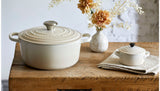 Le Creuset Signature Cast Iron 26cm Round Casserole Meringue