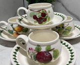 Portmeirion Pomona Teacup and saucer