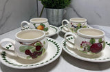 Portmeirion Pomona Teacup and saucer