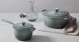 Le Creuset Signature Cast Iron 18cm Round Casserole Sea Salt [Black inner]