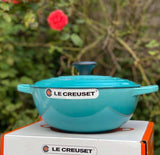 Le Creuset Signature Cast Iron 24cm Marmite in Teal