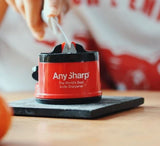 AnySharp World's Best Knife Sharpener with PowerGrip