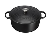 Le Creuset Signature Cast Iron 18cm Round Casserole Matte Black