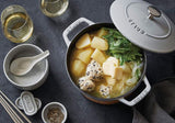 Staub 16cm marmite white truffle